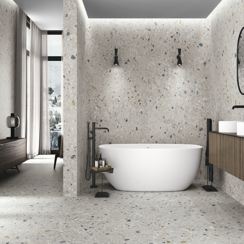 carrelage imitation terrazzo à Évian