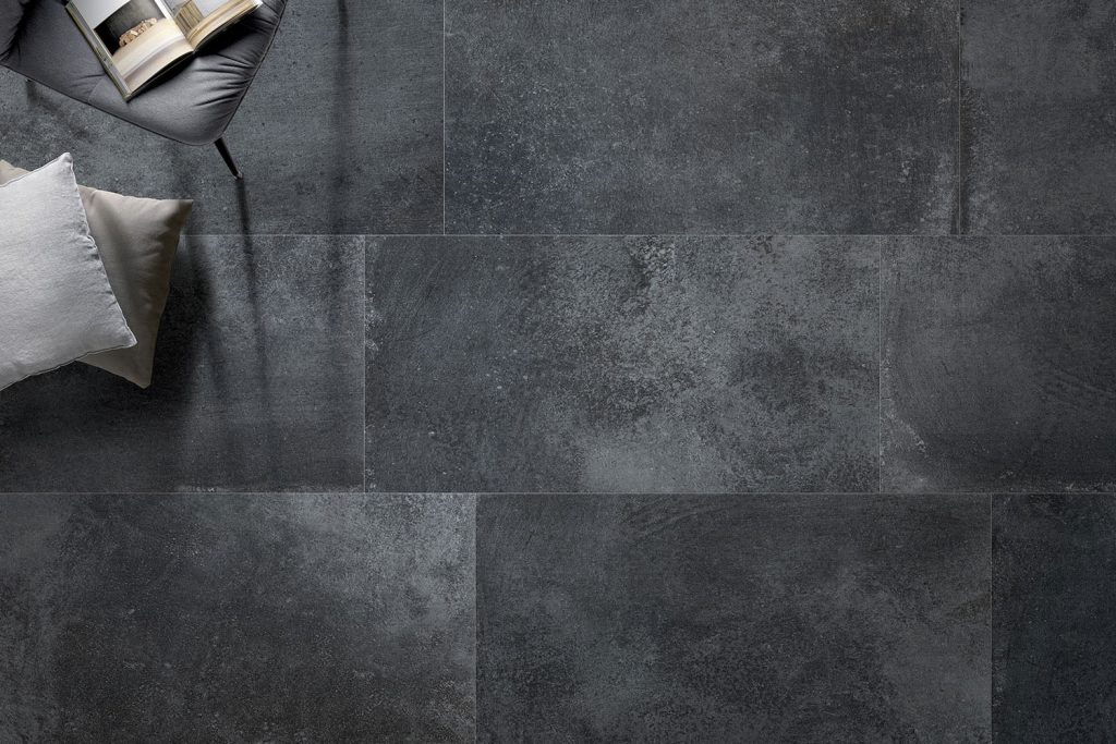 Pose de carrelage grand format dans le chablais