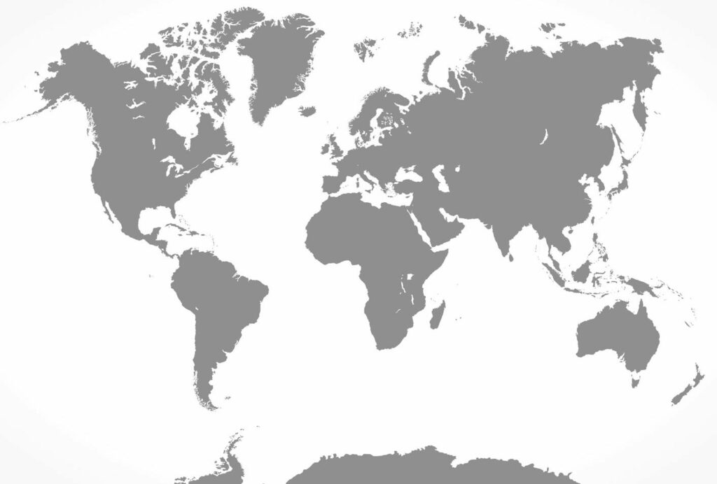 Carte monde pour les différents fabriquant de carrelage