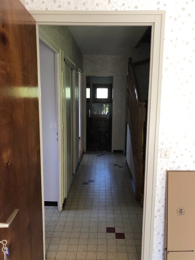 Rénovation de couloir avec carrelage à Annemasse