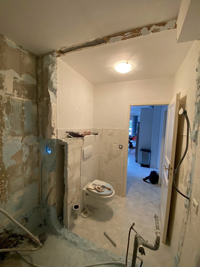 Rénovation de salle de bain à Douvaine avec carrelage moderne