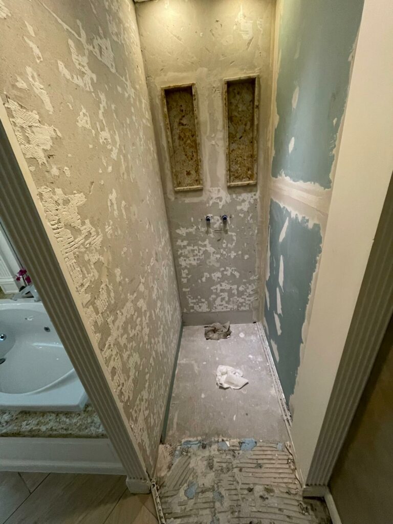 salle de bains à Marignier rénovée