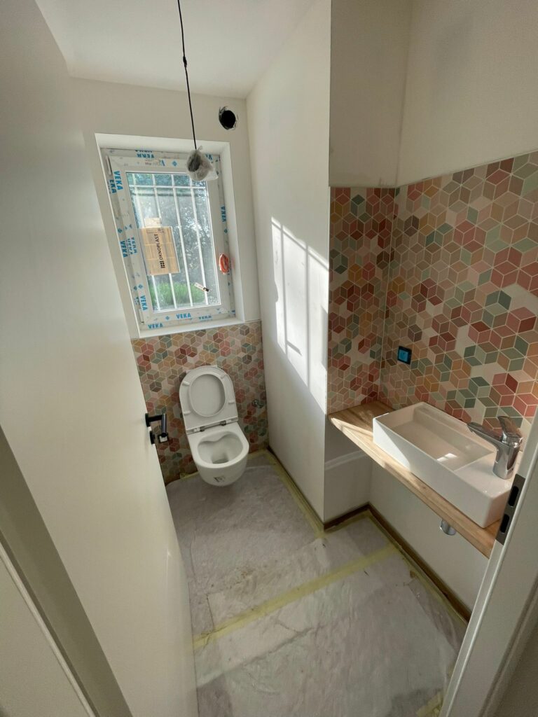 Toilette terminée à Évian