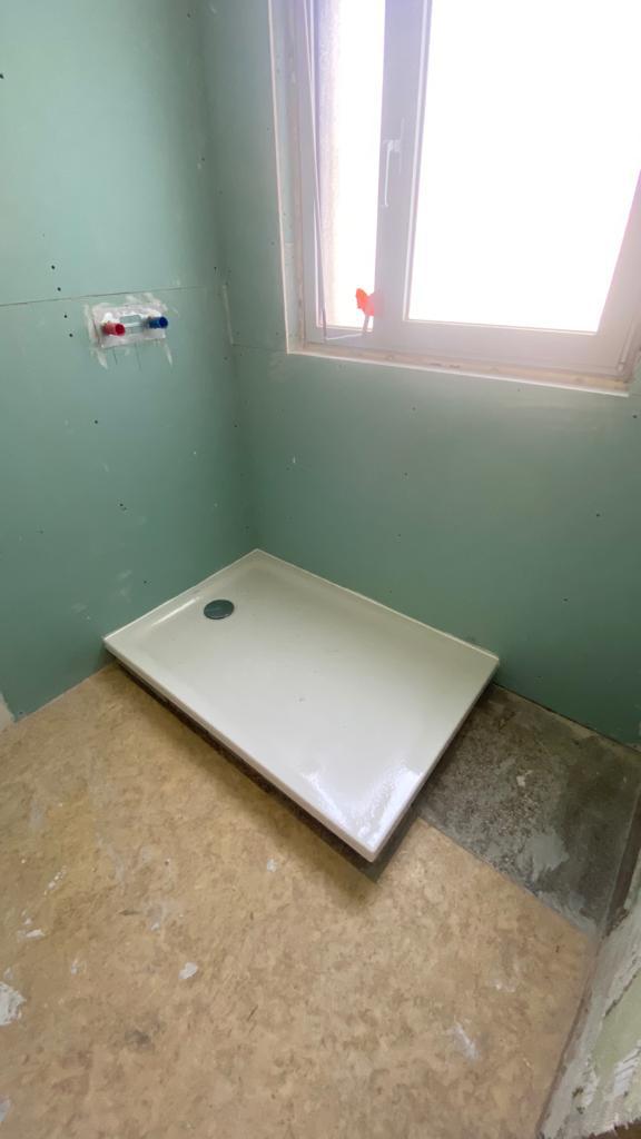 Pendant rénovation salle de bains à Thonon