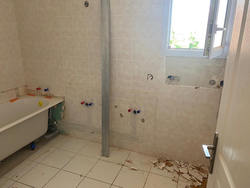 salle de bains rénovée à Douvaine