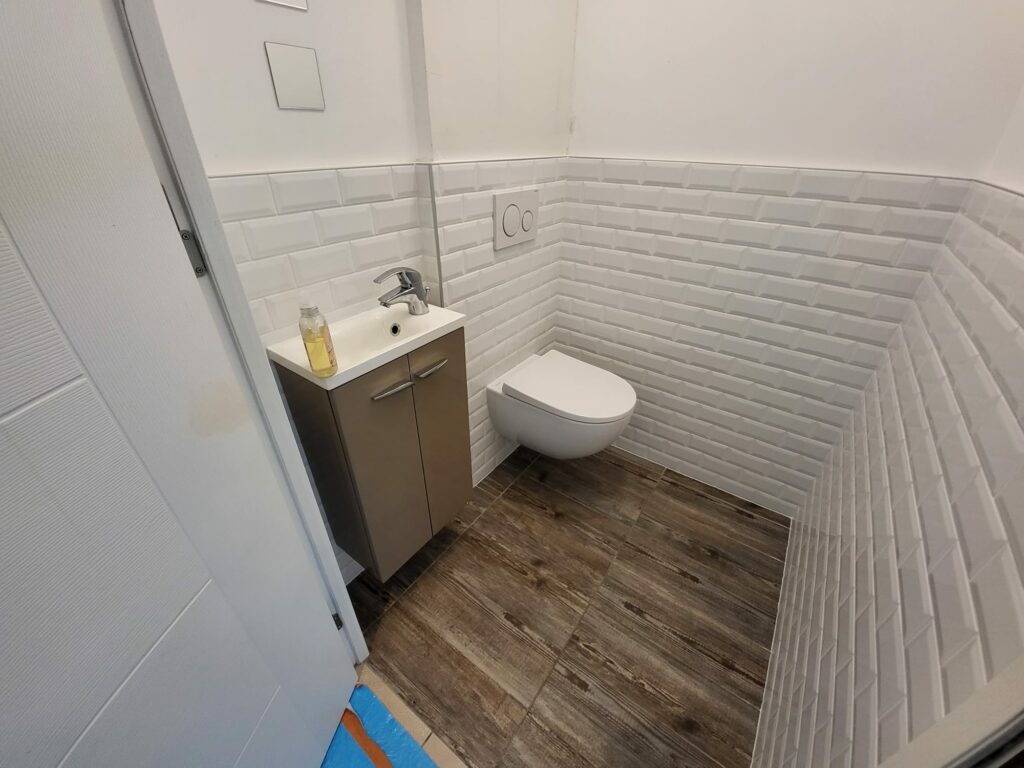 rénovation salle de bains après les travaux à Douvaine