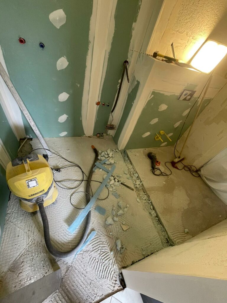 Avant la rénovation d'une salle de bain à Douvaine