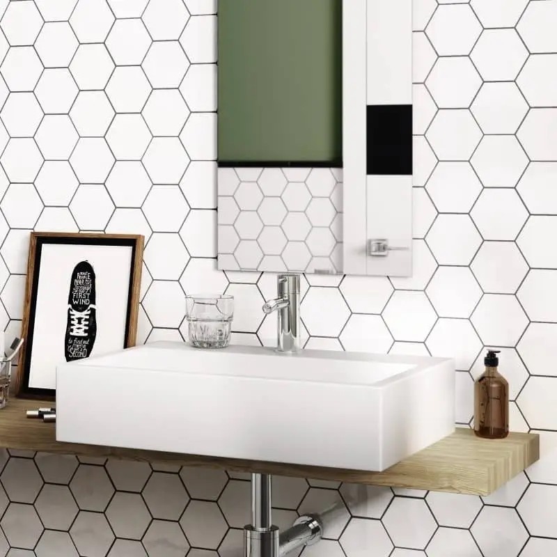 carrelage hexagonal à Bons-en-Chablais