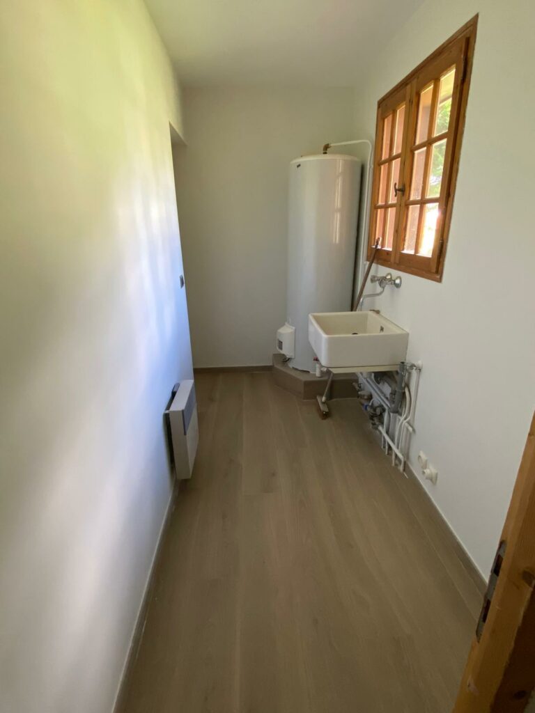 Cellier après la rénovation à Morzine