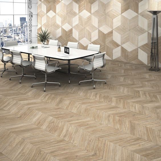 Pose de carrelage en chevron à Thonon-les-Bains