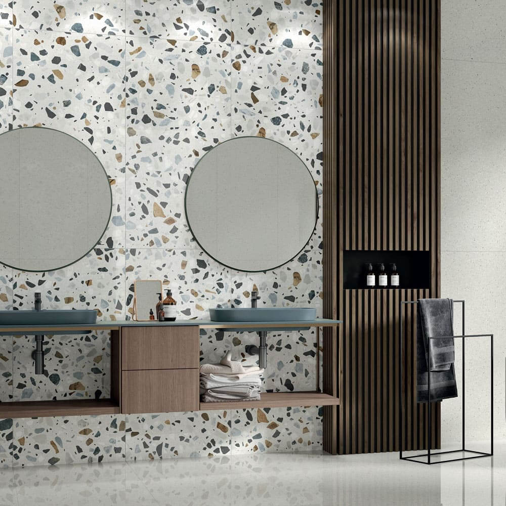 salles de bains en terrazzo à Évian